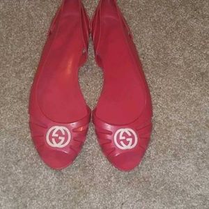 Gucci Flats with peep toe